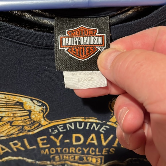 Genuine Harley Davidson 1903 tshirt 100% cotton womans large. See details/photos - Picture 2 of 7